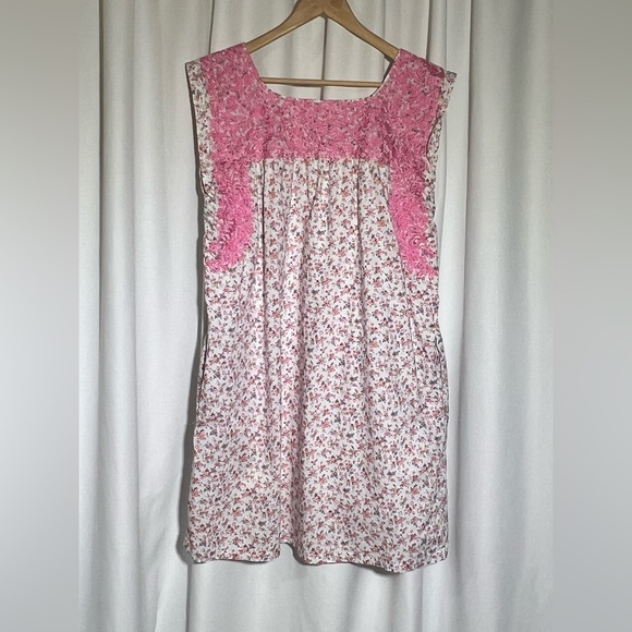 J. MARIE Rosalee Floral Embroidered Mini Dress | M - Picture 4 of 11